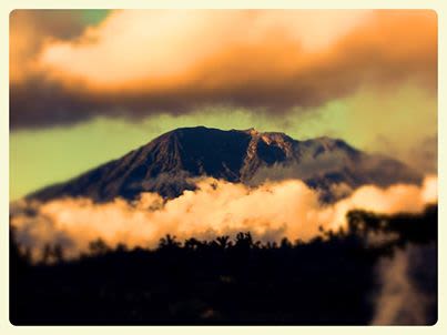 Mount Agung evening